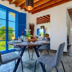 The Olympians Latchi Beach Villas For Rent Dinning Area